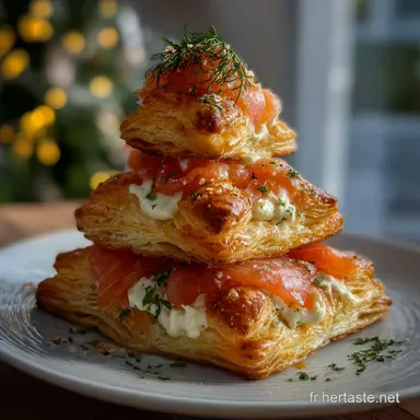 Ap&eacute;ro No&euml;l Chic: Tresses Saumon Frais Fiche recette