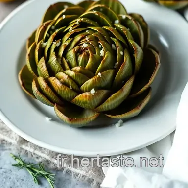 Artichaut cuisson : Artichauts Verts R&ocirc;tis &agrave; l'Huile d'Olive et Citron Fiche recette