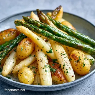 Asperges Blanches et Pommes de Terre : 2p Fiche recette