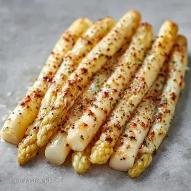 Asperges Blanches Grill&eacute;es Po&ecirc;le pour 4
