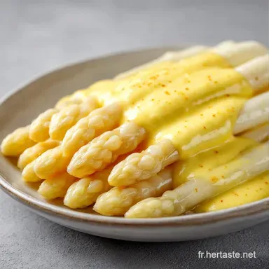 Asperges Blanches Sauce pour 4 personnes Fiche recette