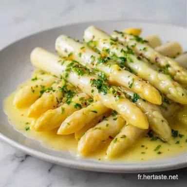 Asperges Blanches Ti&egrave;des en 40 Minutes Fiche recette