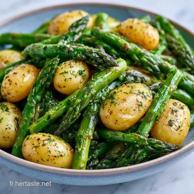 Asperges et Pommes de Terre Vapeur 4p Fiche recette