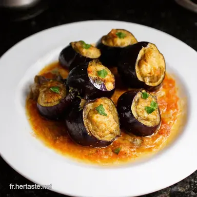 Aubergines Farcies Viandes Hach&eacute;e La Recette Facile de M&eacute;m&eacute; Fiche recette