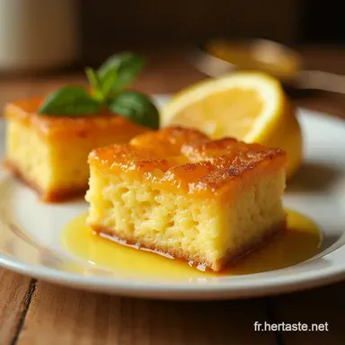 Recette Barres de Citron Fondantes au Sabl&eacute; Croustillant Fiche recette