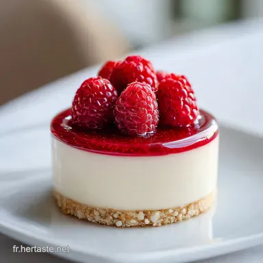 Bavarois Framboise Chocolat Blanc pour 8 Personnes Fiche recette