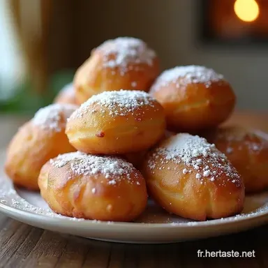 Beignets Nuageux Vanille Go&ucirc;t NouvelleOrl&eacute;ans Facile Fiche recette