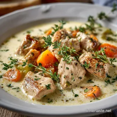 Recette Blanquette De Dinde Maison In 40 Minutes Fiche recette