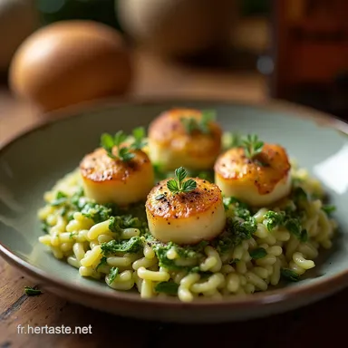 Blettes Nobles au Riz Cr&eacute;meux Un Risotto Vert et Rustique Fiche recette