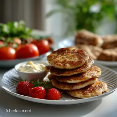 Blinis Recette: Nuageux et Beurr&eacute; Fiche recette