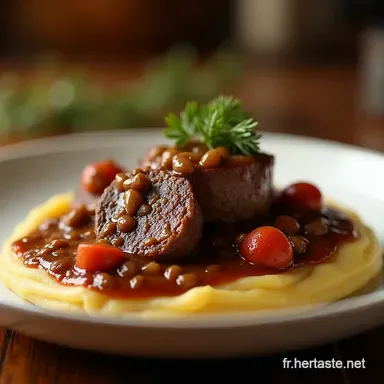 Le Meilleur B&oelig;uf Brais&eacute; avec Pur&eacute;e Maison Recette Mijot&eacute;e Facile Fiche recette