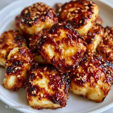 Bouch&eacute;es de Halloumi au Miel en 20 Min