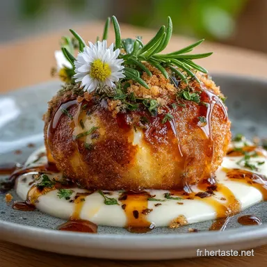 Boule de Pomme de Terre et Mozzarella Recette R&eacute;confortante Fondante Fiche recette