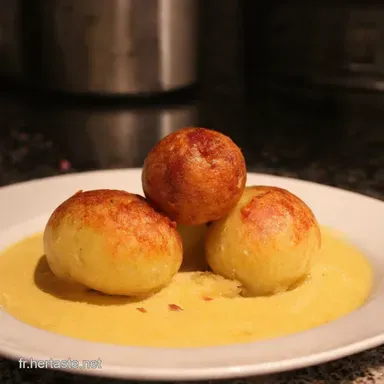 Recette Simple et Rapide Boules de Pommes de Terre au Bacon Fiche recette