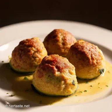 Boulettes Courgettes Four Recette Facile et Soleil Fiche recette