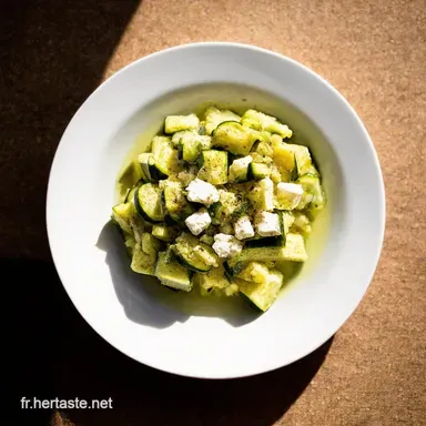 Recette Simple et Rapide Bricks Courgette Feta le Sud dans lassiette