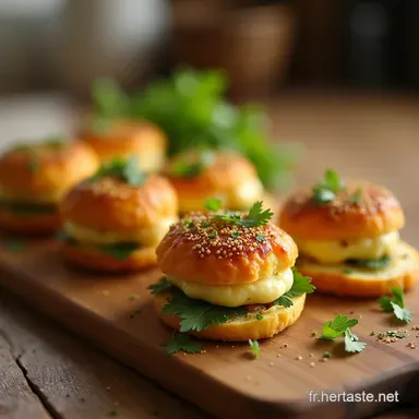 Recette Facile de Bricks Sal&eacute;s Croustillants au Fromage Menthe Fiche recette