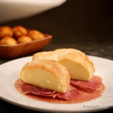 Recette Simple et Rapide Briochettes JambonFromage Express Fiche recette