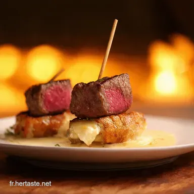 Brochettes B&oelig;uf Fromage Recette Simple et Rapide &Agrave; la Bonne Franquette Fiche recette