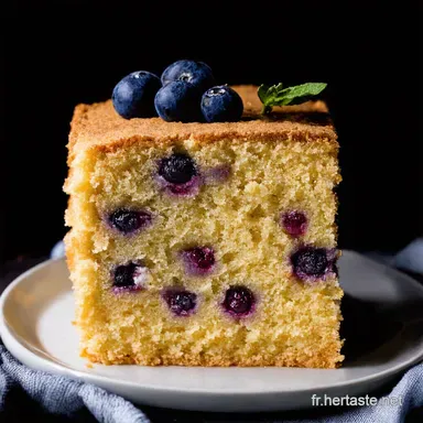 Cake L&eacute;ger Myrtilles Facile Un Go&ucirc;ter Healthy et Gourmand