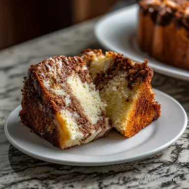 Cake Marbr Lger et Moelleux Plat : La Recette Ultime Fiche recette