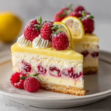 Cake Mascarpone Framboises Citron : Moelleux pour 8 Personnes Fiche recette