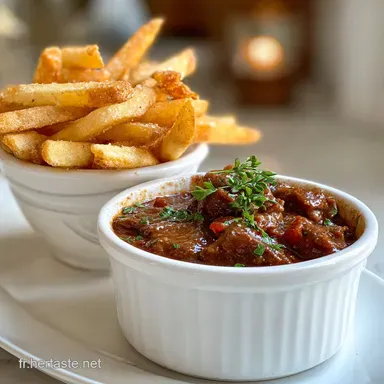Recette de Carbonade Flamande avec Frites Tradition et Saveurs Belges: Boeuf &agrave; la Bi&egrave;re Fiche recette
