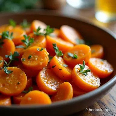 Carottes Confites au Miel Le D&eacute;lice GlutenFree Facile Fiche recette