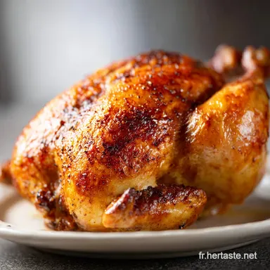 Chapon de No&euml;l Fondant pour 8 Personnes Fiche recette