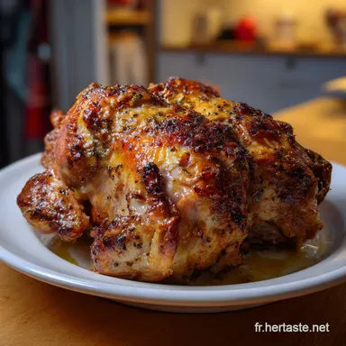Repas du Nouvel An au Chapon R&ocirc;ti Fiche recette