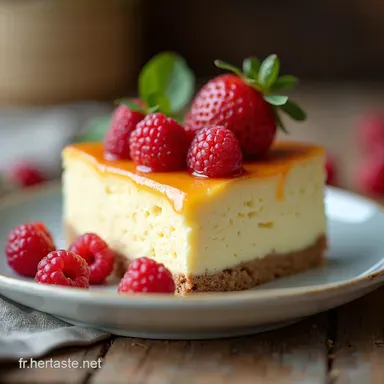 Recette Simple et Rapide Mon Cheesecake Sans Cuisson Facile
