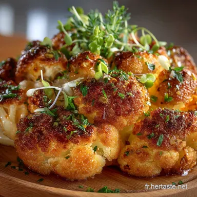 Choufleur pan&eacute; aux &eacute;pices la recette croustillante et facile au four Fiche recette