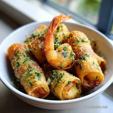 Cigares aux Crevettes: Ap&eacute;ro Chic Fiche recette