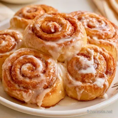Cinnamon Rolls Au Airfryer en 22 Minutes Fiche recette