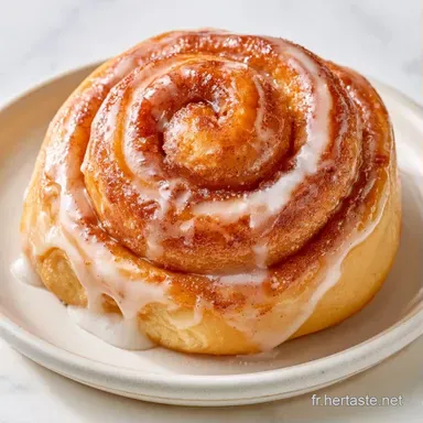 Cinnamon Rolls Micro-Ondes en 7 Minutes Fiche recette