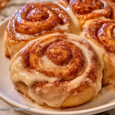 Cinnamon Rolls Fromage Frais Moelleux Fiche recette
