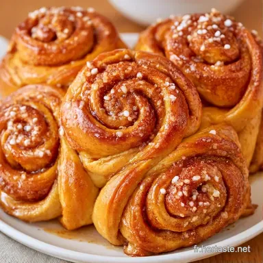 Cinnamon Rolls Su&eacute;dois pour 20 Pi&egrave;ces Fiche recette