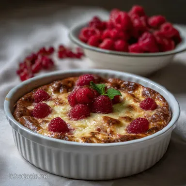 Clafoutis Lger Aux Framboises Plat Et: Dessert Light Fiche recette