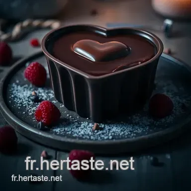 Recette de C&oelig;urs Chocolat Fondants en Moule Silicone Coeur - Un D&eacute;lice Romantique Fiche recette