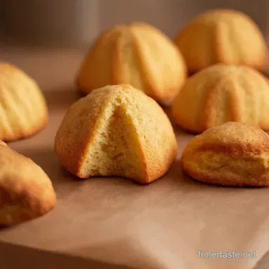 Recette Simple et Rapide Mes Cookies Madeleines si Faciles Fiche recette