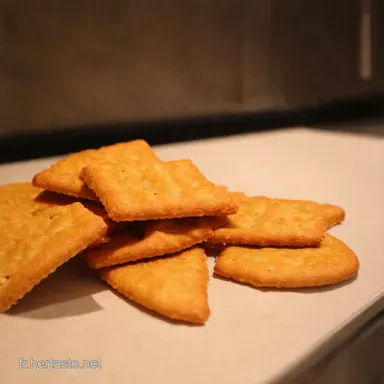 Craquants Crackers aux Graines Maison Ap&eacute;ro Minceur Fiche recette