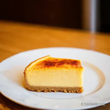 Cr&egrave;me Br&ucirc;l&eacute;e Basque Cheesecake Le Secret Br&ucirc;l&eacute; Fiche recette