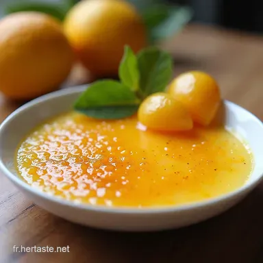 Recette de Cr&egrave;me Br&ucirc;l&eacute;e au Citron Fondant Le R&eacute;gal Acidul&eacute; Parfait