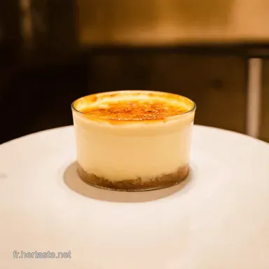 Cr&egrave;me Br&ucirc;l&eacute;e L&Eacute;l&eacute;gance &agrave; la Fran&ccedil;aise Fiche recette