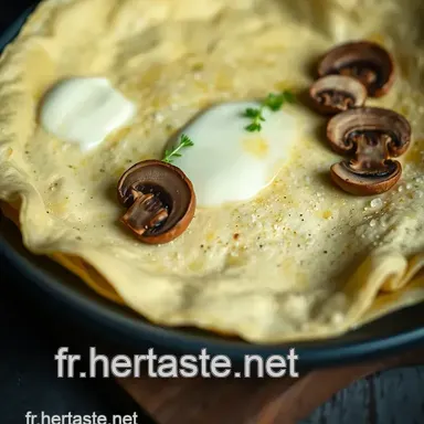 Crêpes aux Champignons : Ma Recette Savoureuse et Simple ! Fiche recette