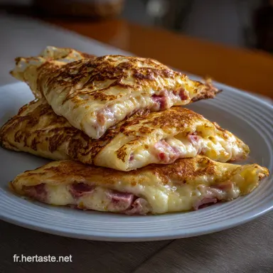 Cr&ecirc;pes Farcies Jambon Comt&eacute; : La Recette Fondante au Comt&eacute; AOP Fiche recette