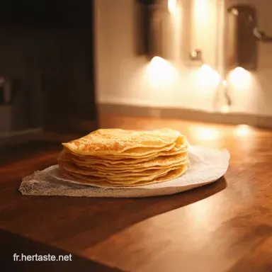 Recette Simple et Rapide Cr&ecirc;pes Sans Farine Tellement Facile Fiche recette