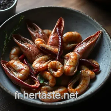 Crevettes Sautées au Sel et Poivre : Recette Croustillante et Facile Fiche recette