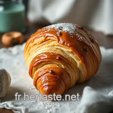 Recette de Croissant &agrave; l'Amande : La Douceur Fran&ccedil;aise Parfaite Fiche recette