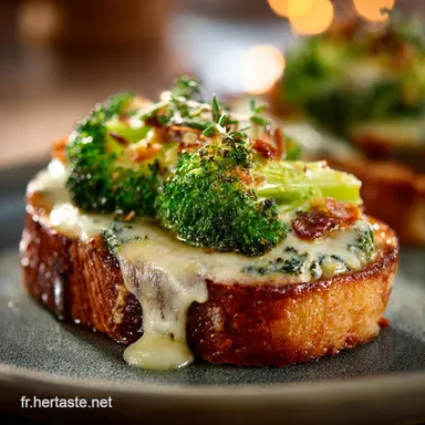 Croque Healthy au Brocolis La version légère du classique de bistro français Fiche recette